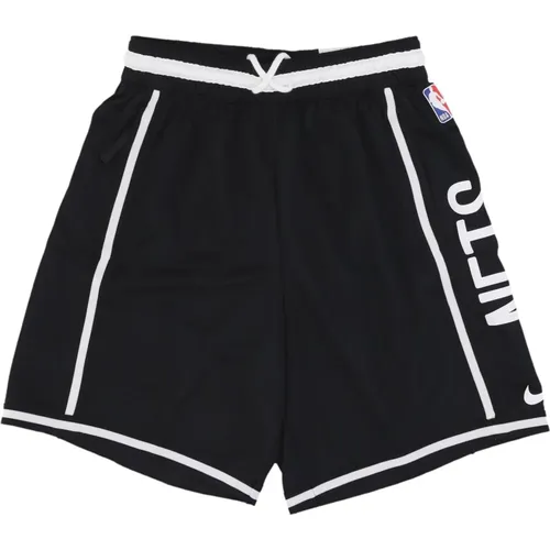 Brooklyn Nets Basketball Shorts Schwarz , Herren, Größe: XL - Nike - Modalova