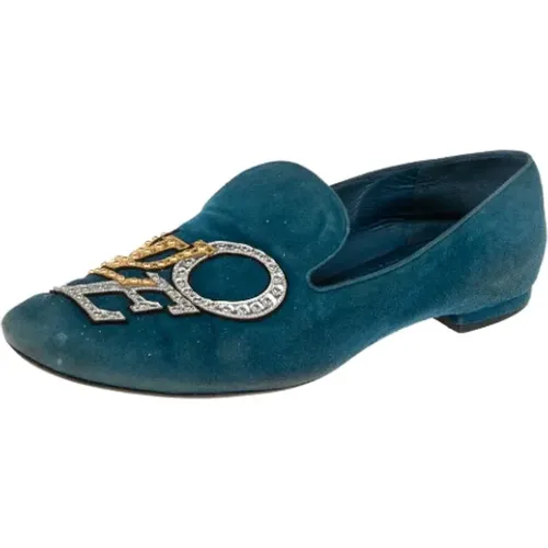 Pre-owned Suede flats , female, Sizes: 4 1/2 UK - Louis Vuitton Vintage - Modalova