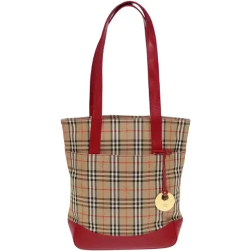 Pre-owned Canvas totes , female, Sizes: ONE SIZE - Burberry Vintage - Modalova