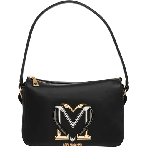 Heart Handbag with Detachable Strap , female, Sizes: ONE SIZE - Love Moschino - Modalova