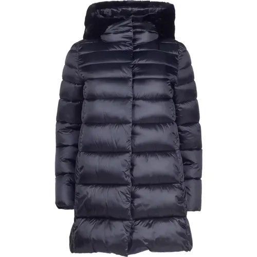 Schwarze Toscana Steppjacke , Damen, Größe: S - EMME DI MARELLA - Modalova