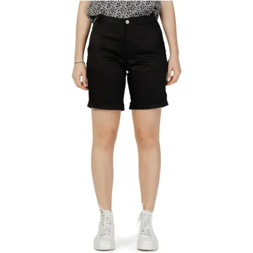 Button Shorts , female, Sizes: XS - Vila - Modalova