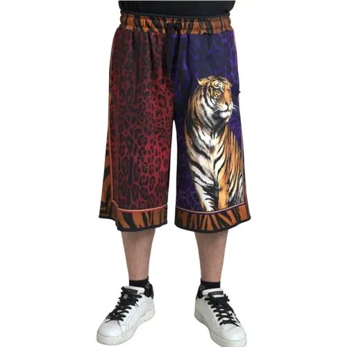 Exotische Print Bermuda Shorts - Dolce & Gabbana - Modalova