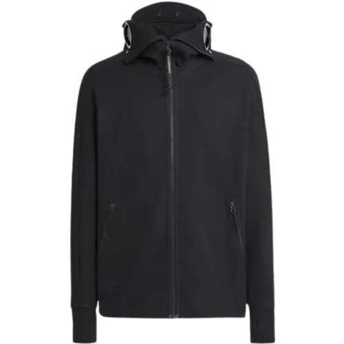 Schwarze Jacke , Herren, Größe: XS - C.P. Company - Modalova