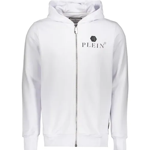 Logo Print Zip Hoodie , Herren, Größe: S - Philipp Plein - Modalova