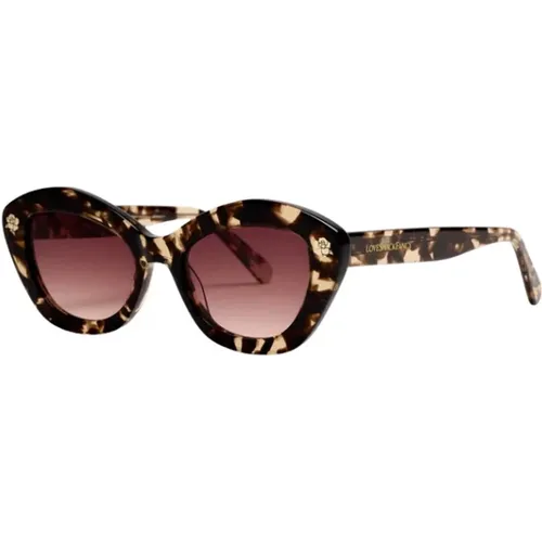 Hessel CAT EYE Sunglasses - Light Tortoise , female, Sizes: ONE SIZE - Loveshackfancy - Modalova