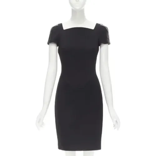 Pre-owned Wool dresses , female, Sizes: XS - Versace Pre-owned - Modalova