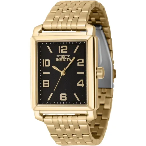 Vintage Men's Quartz Watch , male, Sizes: ONE SIZE - Invicta Watches - Modalova
