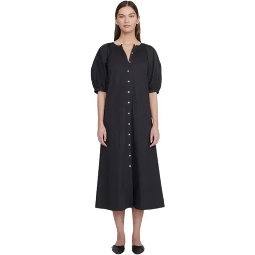 Oversized Cotton Dress , female, Sizes: L, M, XL - Staud - Modalova