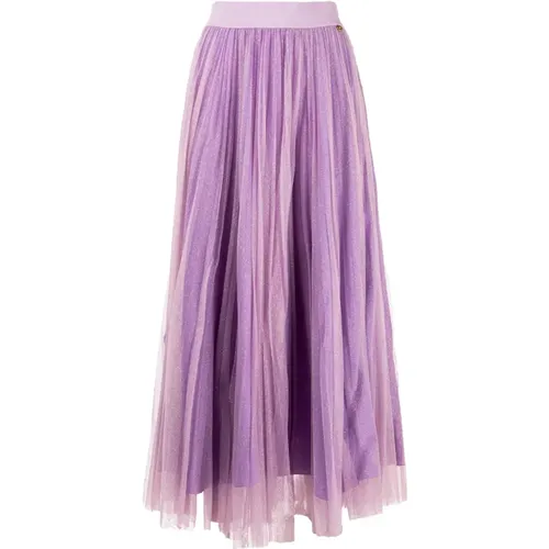 Long tulle skirt in , female, Sizes: S - Liu Jo - Modalova