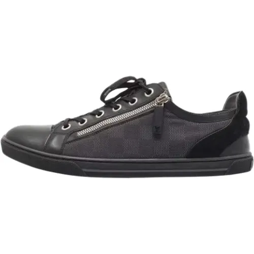 Pre-owned Leather sneakers , male, Sizes: 8 1/2 UK - Louis Vuitton Vintage - Modalova