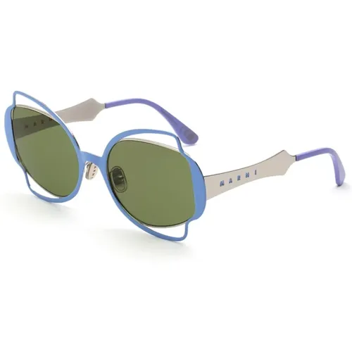 Purple Sun Route Sunglasses , female, Sizes: 60 MM - Marni - Modalova