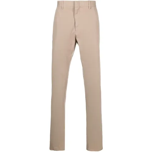 Dove Grey Cotton Trousers , male, Sizes: XL - Ermenegildo Zegna - Modalova