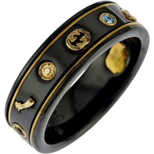 Pre-owned Yellow Gold rings , female, Sizes: ONE SIZE - Gucci Vintage - Modalova