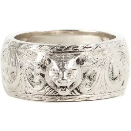 Pre-owned Silber ringe , Damen, Größe: ONE Size - Gucci Vintage - Modalova