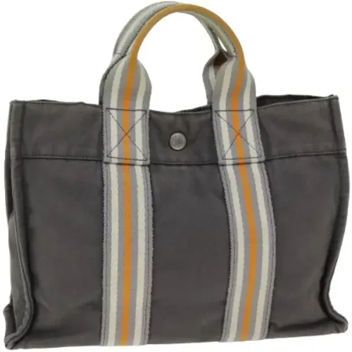 Pre-owned Canvas handbags , female, Sizes: ONE SIZE - Hermès Vintage - Modalova