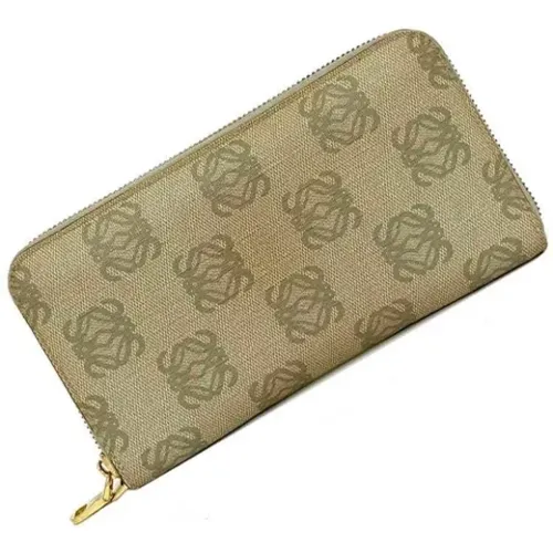 Pre-owned Coated canvas wallets , female, Sizes: ONE SIZE - Loewe Pre-owned - Modalova