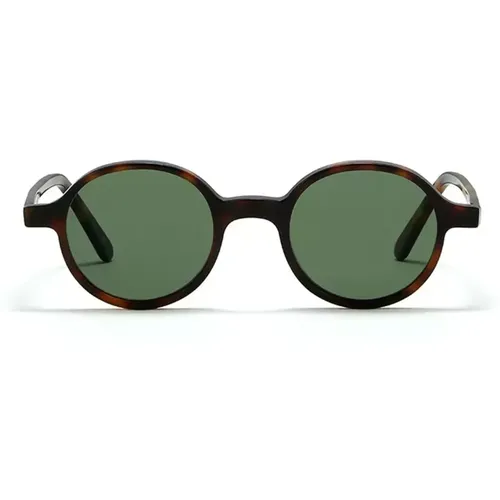 Handmade Military-Inspired Sunglasses , unisex, Sizes: 48 MM - L.g.r - Modalova