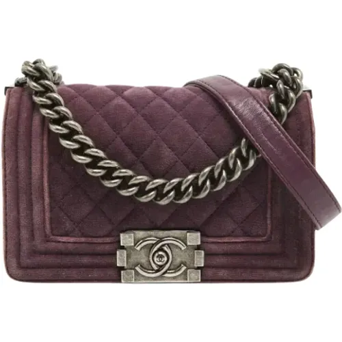 Pre-owned Velvet chanel-bags , female, Sizes: ONE SIZE - Chanel Vintage - Modalova