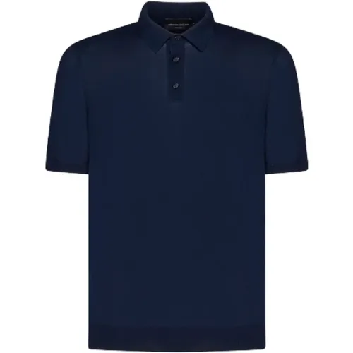Men#39;s Clothing T-Shirts Polo Shirt Blu Ss23 , male, Sizes: 3XL, 2XL - Roberto Collina - Modalova