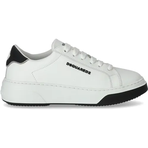 Leather Bumper Sneaker with Logo , female, Sizes: 7 UK, 3 UK, 3 1/2 UK - Dsquared2 - Modalova