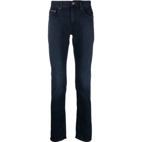 Blaue Skinny Bleecker Jeans , Herren, Größe: W31 L32 - Tommy Hilfiger - Modalova