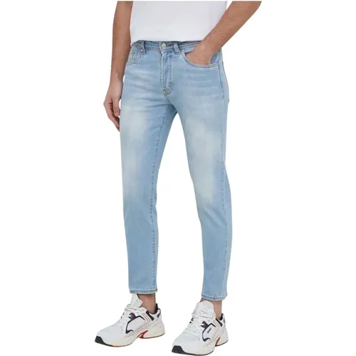 Modern Slim-Fit Tapered Jeans , male, Sizes: W34, W31, W35, W32, W30, W38, W40, W29, W36 - Liu Jo - Modalova