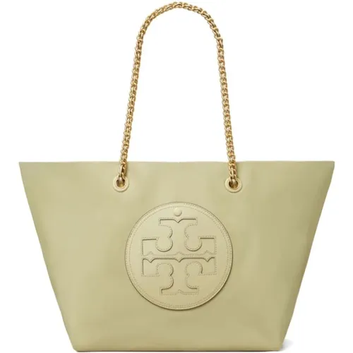 Ella Chain Nylon Tote Bag , female, Sizes: ONE SIZE - TORY BURCH - Modalova