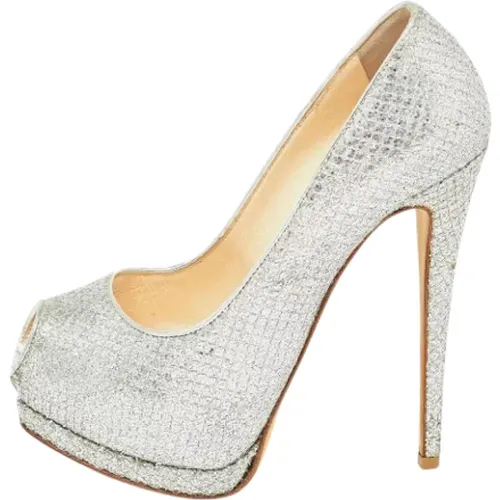 Pre-owned Fabric heels , female, Sizes: 3 UK - Giuseppe Zanotti Pre-owned - Modalova