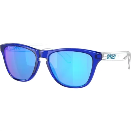 Kristallblaue quadratische Sonnenbrille mit Prizm Sapphire Gläsern - Oakley - Modalova