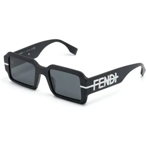 Fe40073U 02A Sunglasses , unisex, Sizes: 52 MM - Fendi - Modalova
