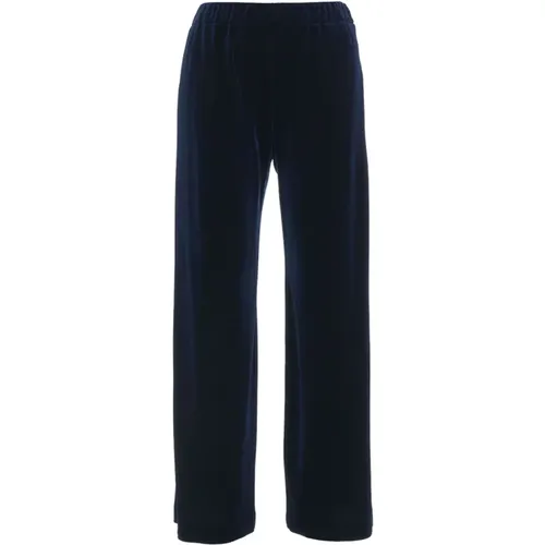 Blaue Samthose Aw24 Gender - Gender - Modalova