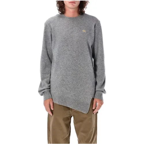 Lacoste Asymmetric Sweater , male, Sizes: M - Comme des Garçons - Modalova
