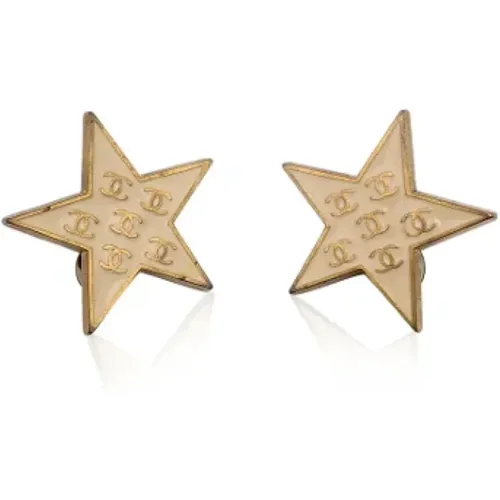 Pre-owned Metal earrings , female, Sizes: ONE SIZE - Chanel Vintage - Modalova