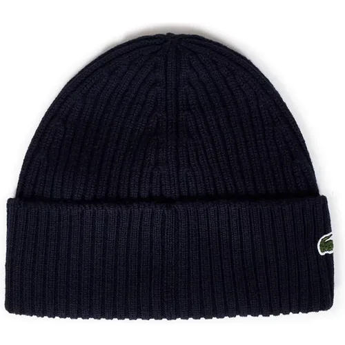 Beanie Hat for Men , male, Sizes: ONE SIZE - Lacoste - Modalova