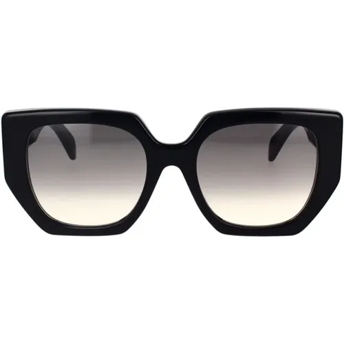 Butterfly Sunglasses with Brown Lenses , female, Sizes: 55 MM - Celine - Modalova