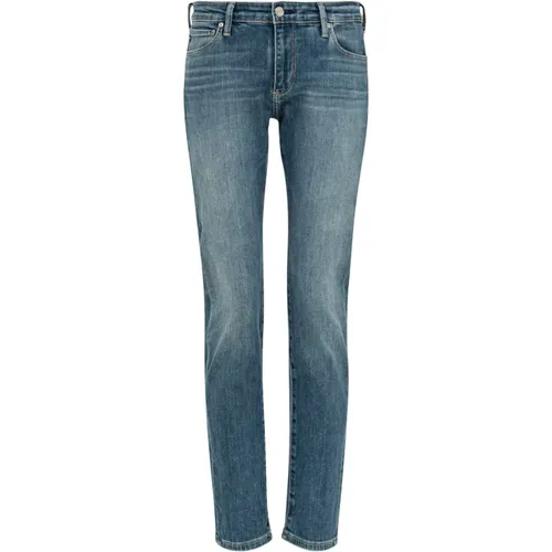 Medium Indigo Tapered Ankle Jeans , female, Sizes: W26, W27, W30, W25, W24, W31 - adriano goldschmied - Modalova