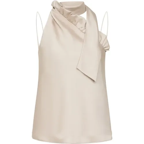 Elegante Silver Cloud Top Bluse , Damen, Größe: XL - Bruuns Bazaar - Modalova