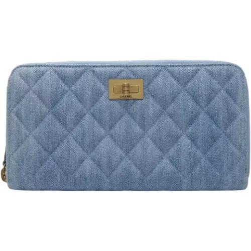 Pre-owned Denim wallets , female, Sizes: ONE SIZE - Chanel Vintage - Modalova