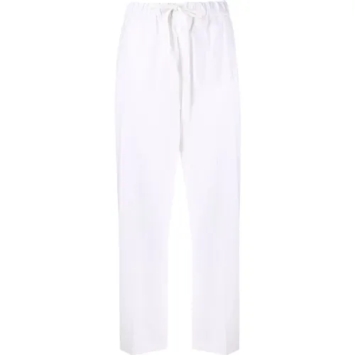 Weiße Casual Hose für Frauen - MM6 Maison Margiela - Modalova