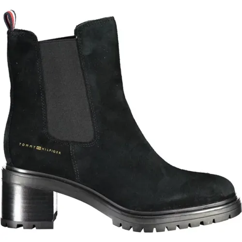 Schicke Ankle Boots mit schmalem Absatz , Damen, Größe: 36 EU - Tommy Hilfiger - Modalova