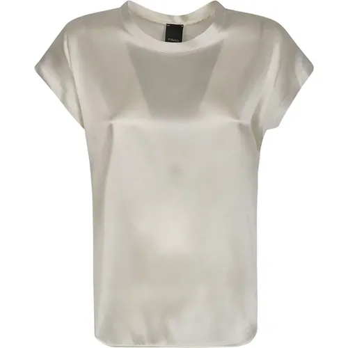 Satin Weave Shirt , female, Sizes: 2XS, XL, S, M - pinko - Modalova