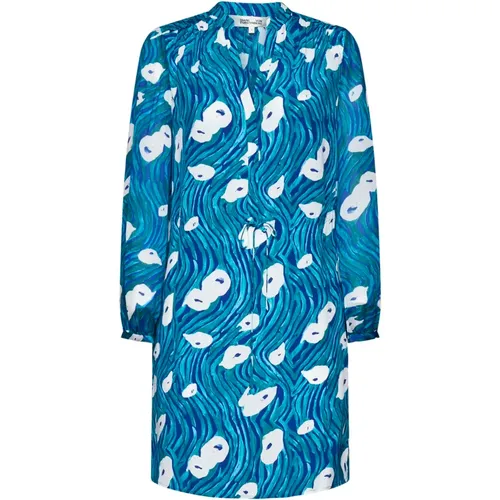 Sonoya Printed Shirtdress , female, Sizes: M - Diane Von Furstenberg - Modalova