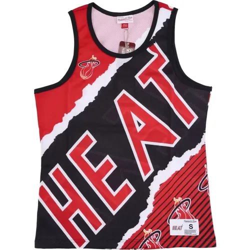 Miami Heat Tank Top NBA Jumbotron , Herren, Größe: L - Mitchell & Ness - Modalova