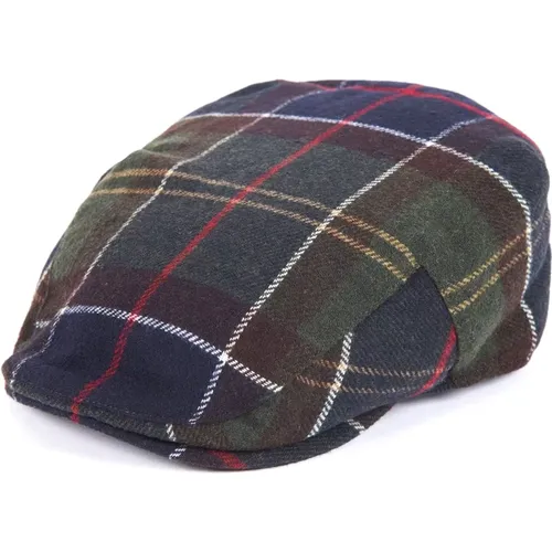 Grüner Tartan Coppola Hut,Grüne Tartan Wollmütze - Barbour - Modalova