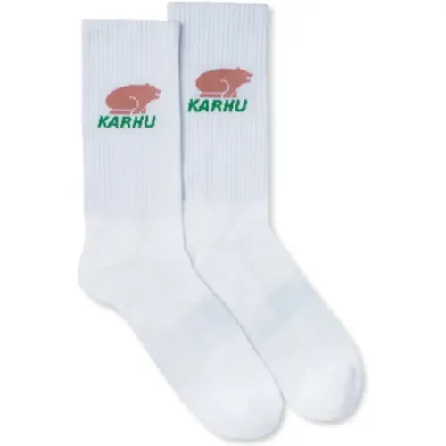 Klassische Logo-Socken Weiß Lilas - Karhu - Modalova