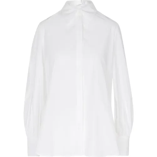 Poplin Shirt with Classic Collar , female, Sizes: M, L, S - Ottod'Ame - Modalova