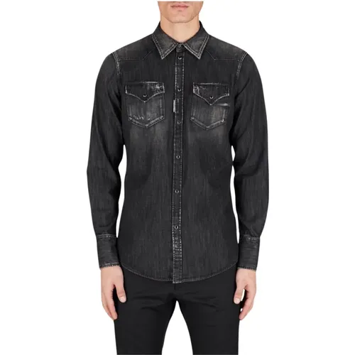 Classic Western Shirt , male, Sizes: M, S, L - Dsquared2 - Modalova