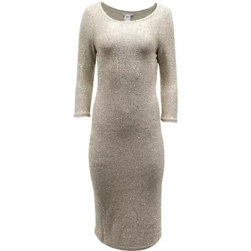 Pre-owned Silk dresses , female, Sizes: M - Oscar De La Renta Pre-owned - Modalova