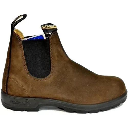 Australische Braune Nubuck Pebble Stiefel , Herren, Größe: 41 EU - Blundstone - Modalova